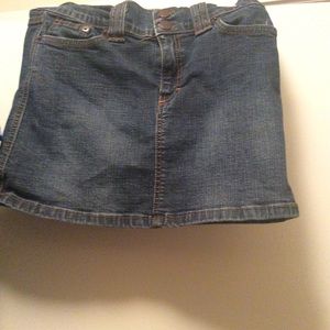 A mini skirt